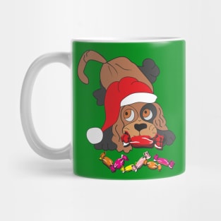 Christmas dog Mug